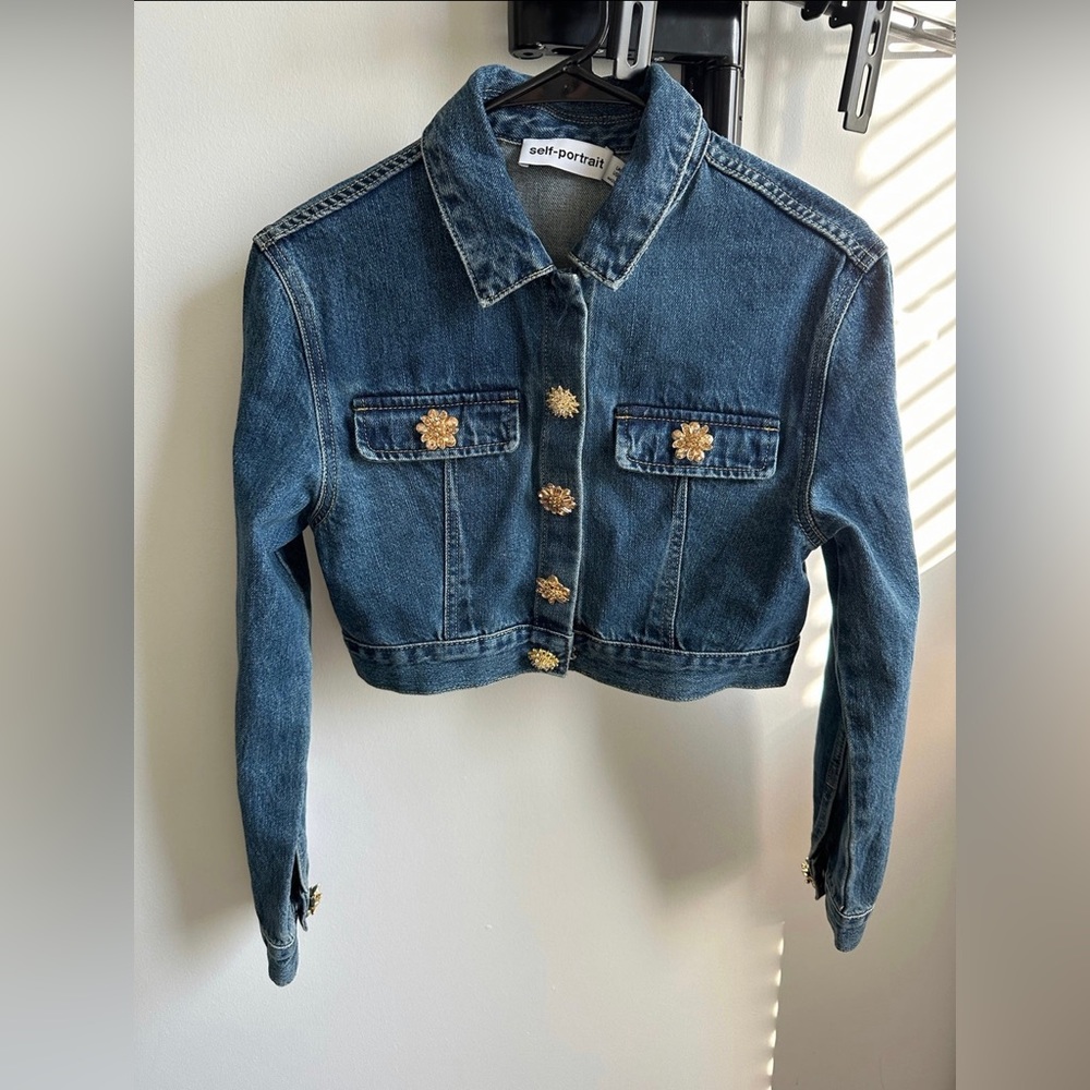 Self portrait denim jacket